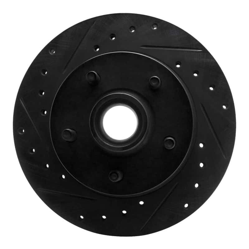 R1 Concepts — R1 83-94 Ford Ranger (USA/Canada) Front Left Drilled & Slotted Black Brake Rotor
R1 Brake Rotor Drill - view 1