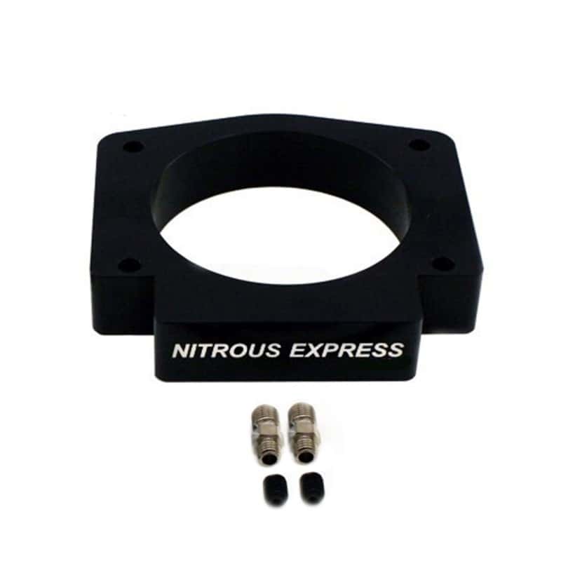 Nitrous Express — Nitrous Express 90mm 4 Bolt LS Nitrous Plate Only
Injector Plate
N2OPlate - view 1