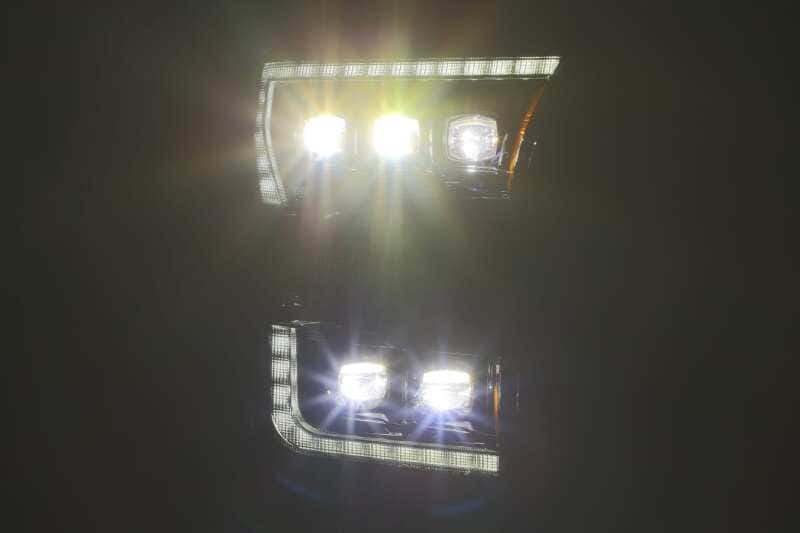 AlphaRex — AlphaRex 17-20 Ford Raptor NOVA LED Proj Headlights Plank Style Alpha Black w/Activ Light/Seq Signal
Projector Headlights - view 8