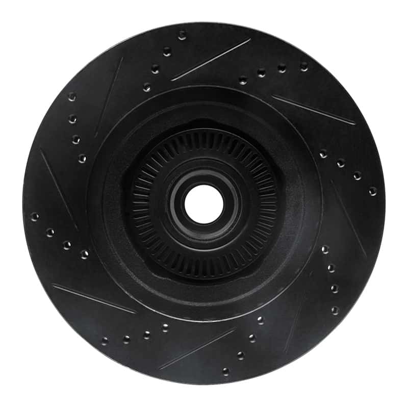 R1 Concepts — R1 01-05 Ford Explorer Sport Front Right Drilled & Slotted Black Brake Rotor
R1 Brake Rotor Drill - view 5