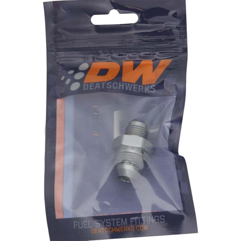 DeatschWerks — DeatschWerks 8AN Male Flare to 6AN Male Flare Reducer Straight Coupler
Lines & Fittings - view 2