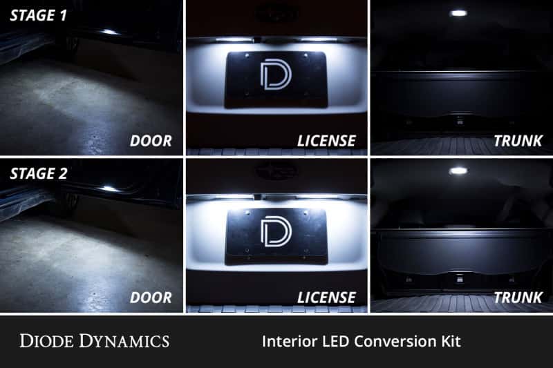 Diode Dynamics — Diode Dynamics 14-18 Subaru ester Interior LED Kit Cool White Stage 1 - view 4
