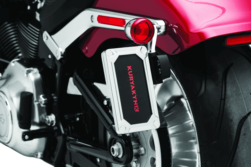 Kuryakyn — Kuryakyn Nova Side Mount License Plate Frame Gloss Chrome - view 2