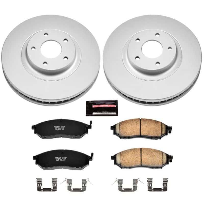 PowerStop — Power Stop 11-14 Nissan Murano Front Z17 Evolution Geomet Coated Brake Kit - view 1