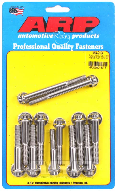 ARP — ARP Ford 351C SS 12pt Intake Manifold Bolt Kit - view 1