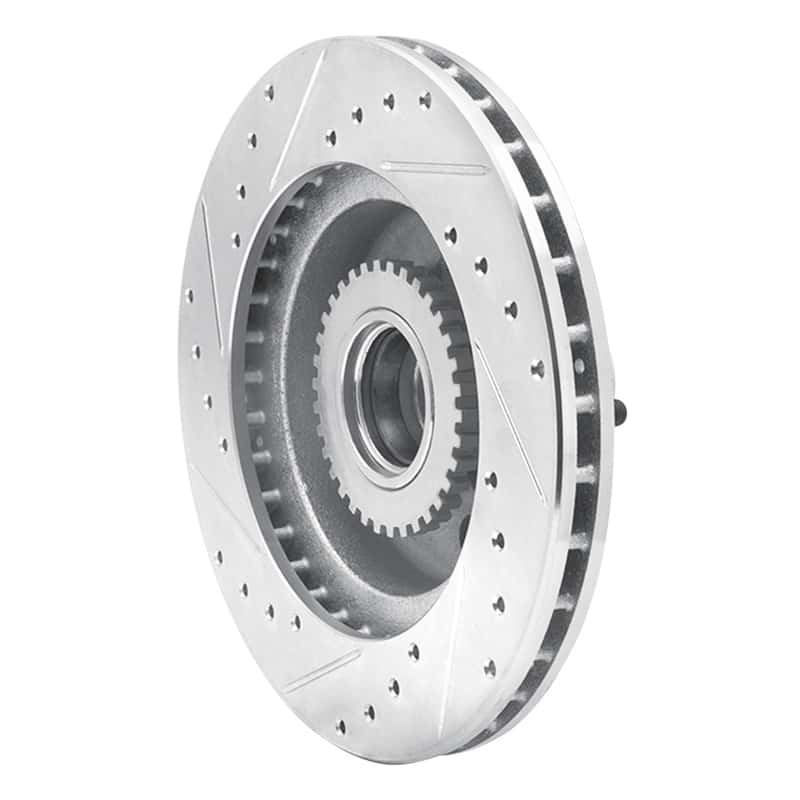 R1 Concepts — R1 1991-1996 Buick Roadmaster Front Right Drilled & Slotted Silver Brake Rotor
R1 Brake Rotor Drill - view 4