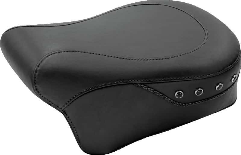 Mustang Motorcycle — Mustang 00-15 Harley Softail Standard Rear Tire Fastback 1PC Seat w/ Diamond Stitch - Black - view 2