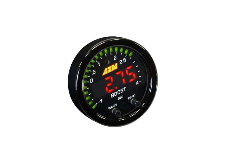 AEM — AEM X-Series Boost Pressure -30inHg 60psi Gauge Kit
X-Series Gauge
X-Series Boost - view 2