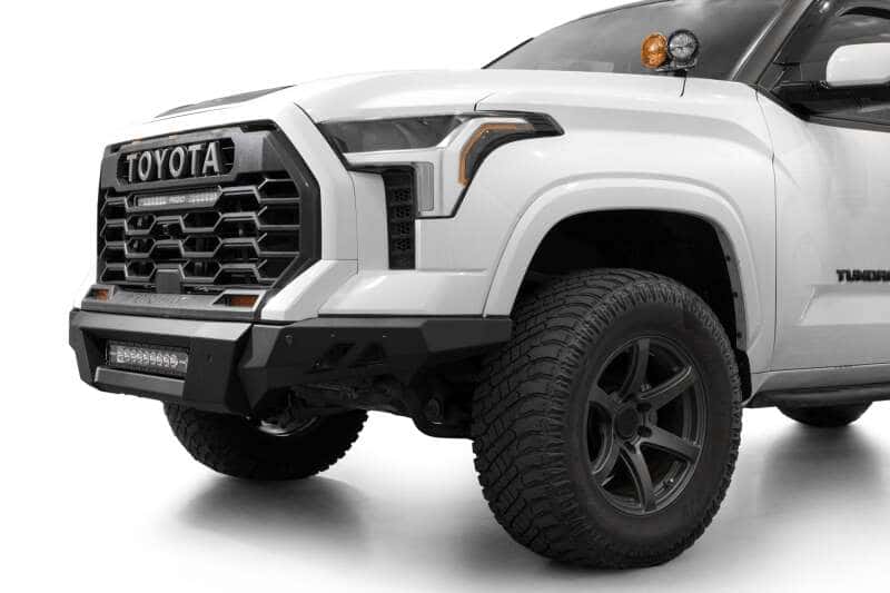 Addictive Desert Designs — Addictive Desert Designs 22+ Toyota Tundra Black Label Front Bumper - view 3