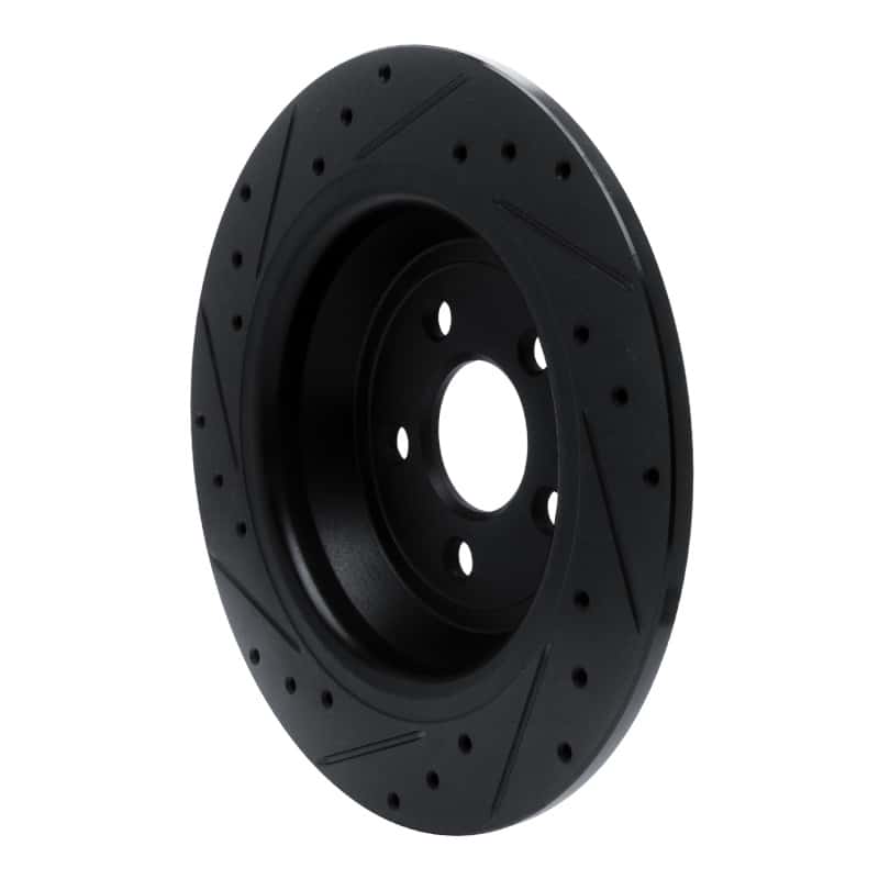 R1 Concepts — R1 15-24 Ford Fusion Rear Right Drilled & Slotted Black Brake Rotor
R1 Brake Rotor Drill - view 4