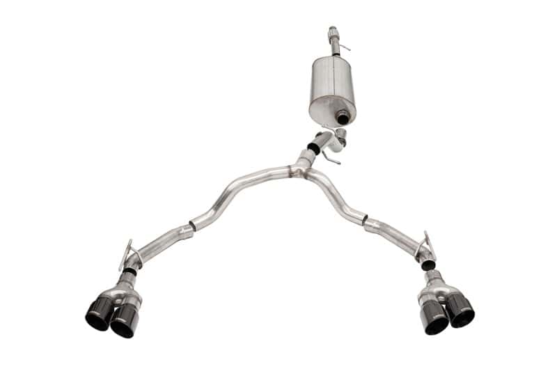 CORSA Performance — Corsa 2021-2025 Tahoe/GMC Yukon 4DR 5.3L 4WD Dual Rear 3in - 2.75in Sport Cat-Back DW 4in BLK Tips
Exhaust - view 1
