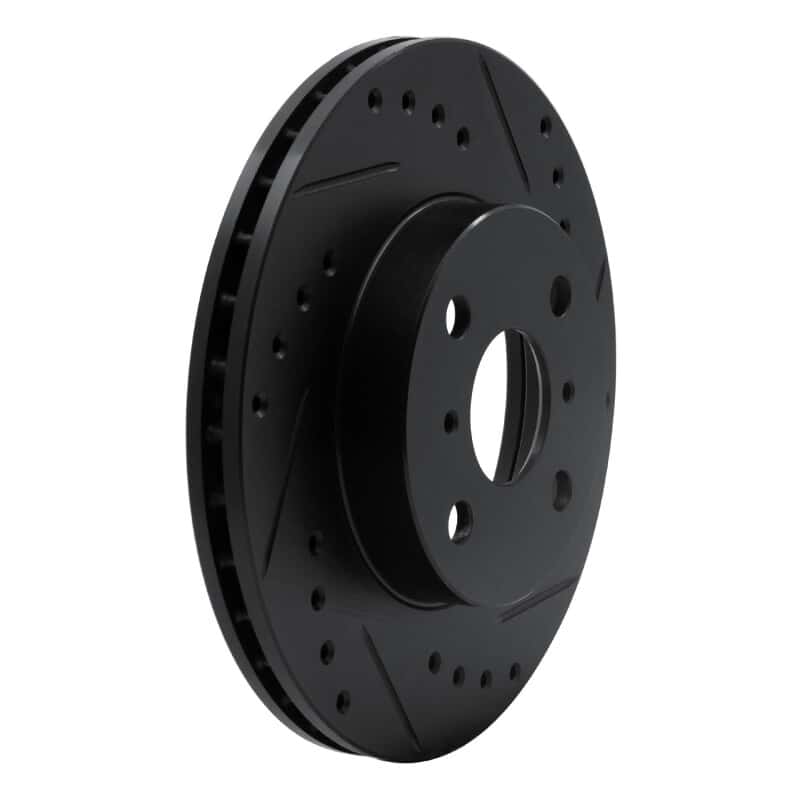 R1 Concepts — R1 93-02 Chevrolet Prizm Front Right Drilled & Slotted Black Brake Rotor
R1 Brake Rotor Drill - view 2