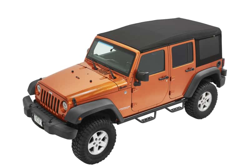 Bestop — Bestop 07-18 Jeep Wrangler JK 4-Door Supertop Ultra (Premium Black Twill)
Supertop Ultra - view 7
