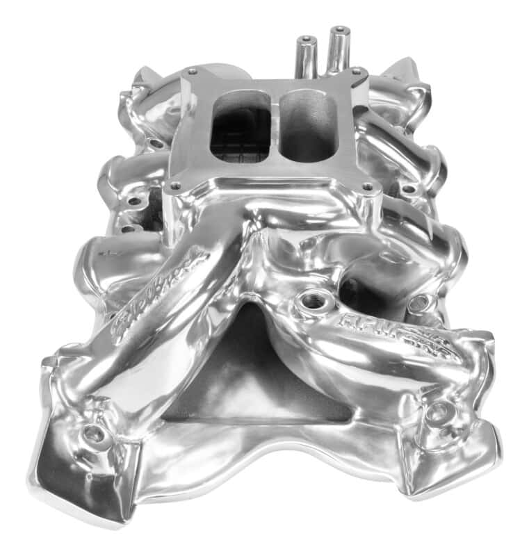 Edelbrock — Edelbrock Polished 351C Ford 2V RPM Air Gap
MANIFOLD - view 3