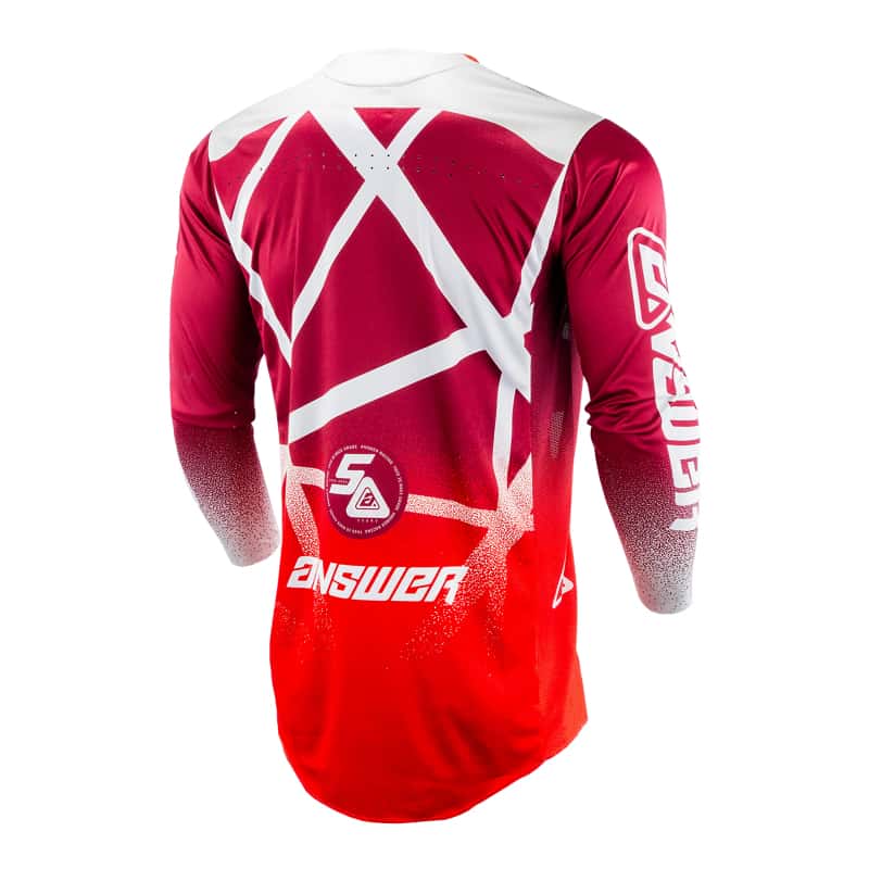 Answer — Answer 26 LE Elite Chaos Artifacts Jersey 50 Years Dark Red/Red/White - XS - view 2