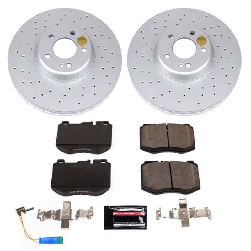 PowerStop — Power Stop 2018 Mercedes-Benz C350e Front Z23 Evolution Sport Coated Brake Kit - view 1