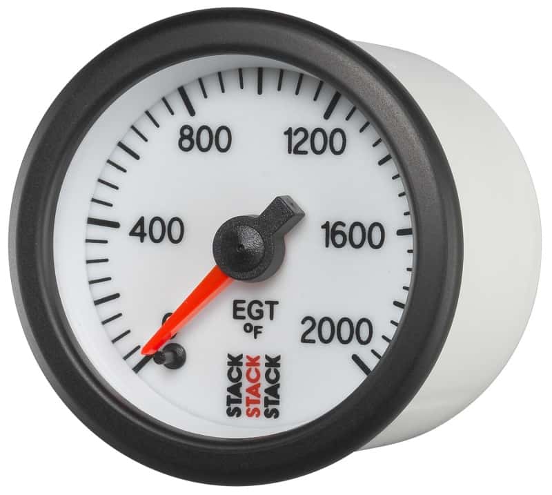 AutoMeter — Autometer Stack 52mm 0-2000 Deg F Pro Stepper Motor Exhaust Gas Temp Gauge - White
Ga EGT Stpr W 2000F - view 2