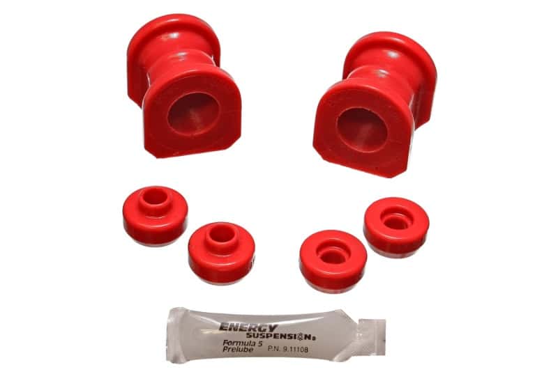 Energy Suspension — Energy Suspension 89-94 Nissan 240SX (S13) Red 25mm Front Sway Bar Bushing Set
Sway Bar Bushing Kit - view 1