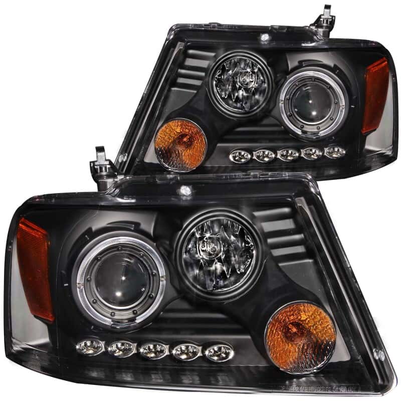 ANZO — ANZO 2004-2008 Ford F-150 Projector Headlights w/ Halo and LED Black G2
Head Light Set
HdLtSet - view 2