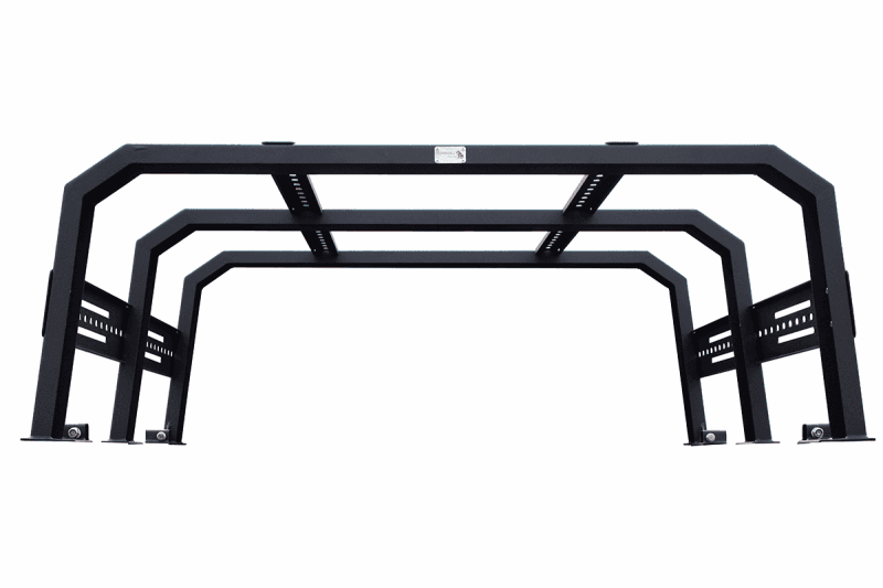 Fishbone Offroad — Fishbone Offroad 20+ Jeep Gladiator Bed Rack Full Tackle Rack - Black Powdercoat - view 1