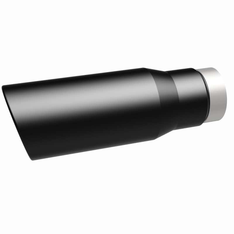 Magnaflow — MagnaFlow Tip Stainless Black Coated Single Wall Round Single Outlet 5in Dia 3.5in Inlet 14.5in L
Stainless Steel
Exhaust Tip - view 7