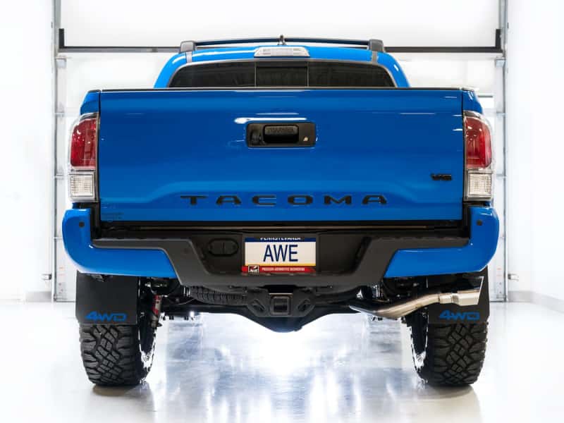 AWE Tuning — AWE 16-22 Toyota Tacoma 0FG Catback Exhaust w/ BashGuard - Dual Chrome Silver Tips
0FG Catback - view 15