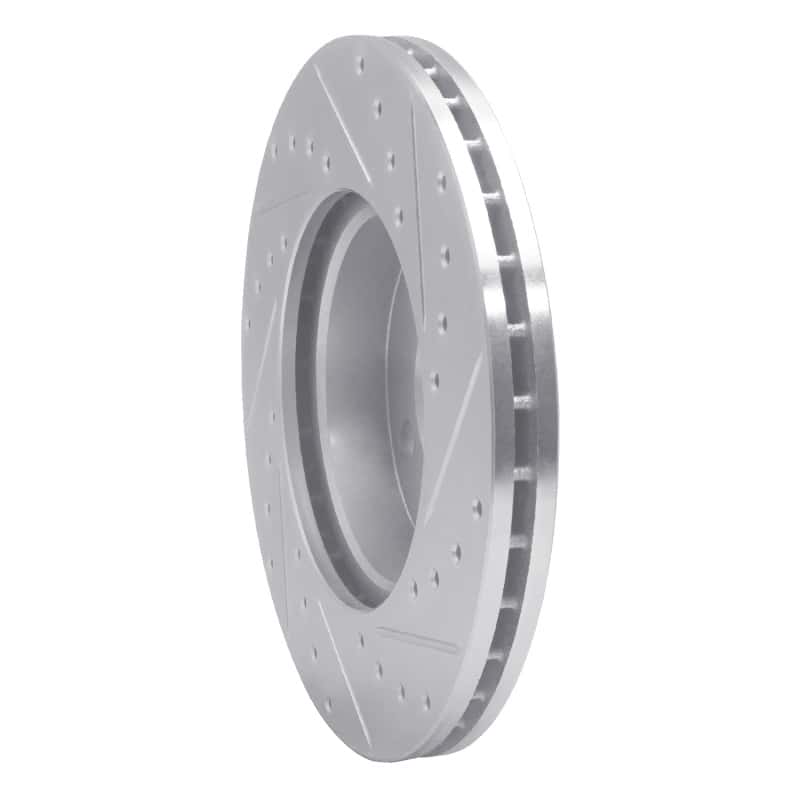 R1 Concepts — R1 96-00 Volkswagen EuroVan Front Left Drilled & Slotted Silver Brake Rotor
R1 Brake Rotor Drill - view 4