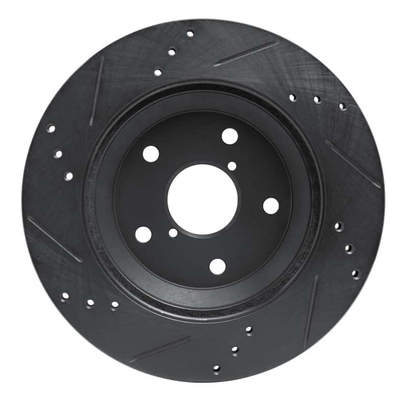 R1 Concepts — R1 -25 Subaru Crosstrek Rear Right Drilled & Slotted Black Brake Rotor
R1 Brake Rotor Drill - view 5