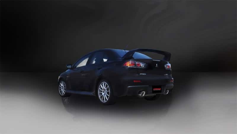 CORSA Performance — Corsa 2008-2015 Mitsubishi Lancer Evolution X Sedan 2.0L Polished Sport Dual Rear Cat-Back Exhaust
Exhaust - view 6