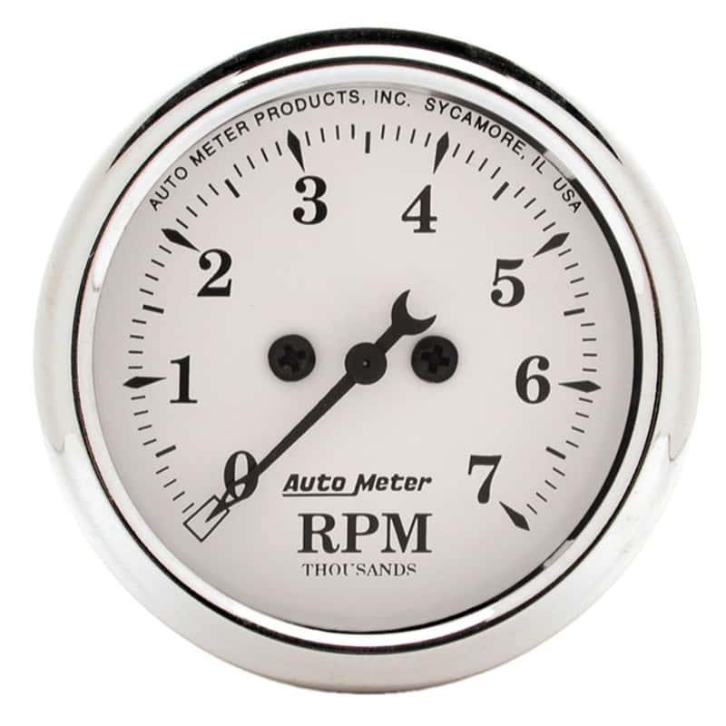 AutoMeter — Autometer 2 1/16 inch 7000rpm Old Tyme Tachometer (52.4mm)
2" TACH, 7,000 RPM, - view 2