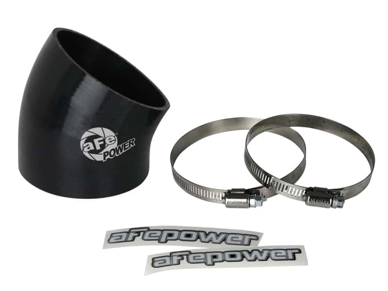aFe — aFe MagnumFORCE Air Intake System Spare Parts Kit 3-1/2in ID x 30 Deg. Silicone Elbow Coupler -Black
Intake Coupling Kit - view 1