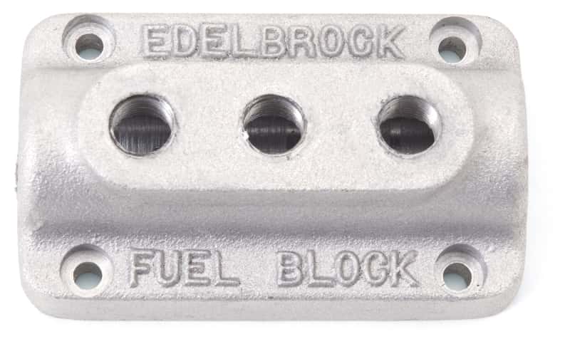 Edelbrock — Edelbrock Fuel Block Triple As Cast
CARB COMPONENTS - view 2