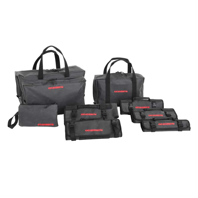 Go Rhino — Go Rhino XVenture Gear First Aid Roll - Large (5x5in. Closed) 12oz Waxed Canvas - Black
Xventure Tool Roll - view 16