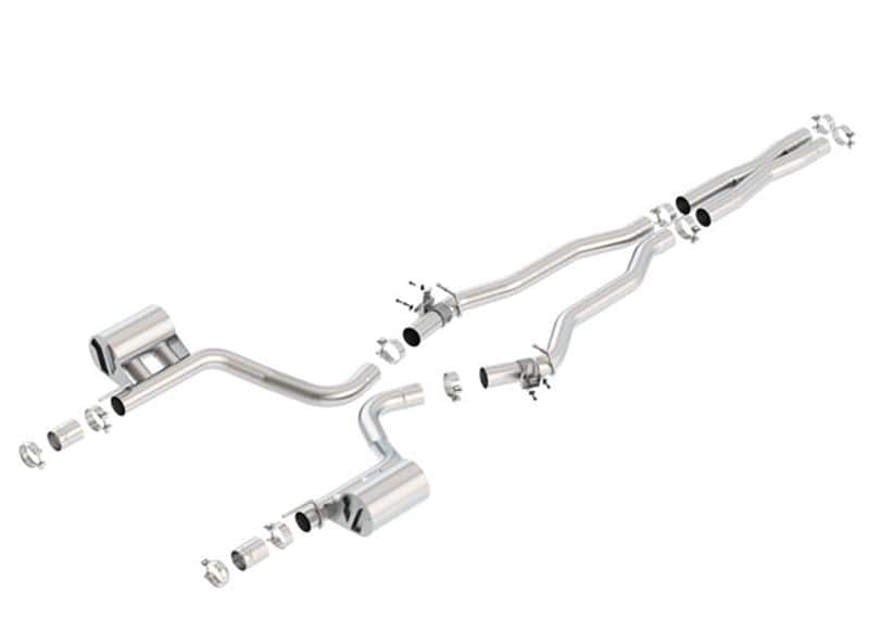 Borla — Borla 2015 Dodge Challenger Hellcat 6.2L V8 ATAK Catback Exhaust No Tips Factory Valance
Cat-Back System
ExhstSysKt - view 1