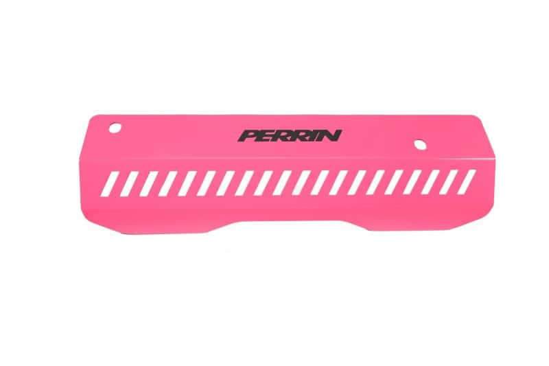 Perrin Performance — PERRIN 22-25 Subaru WRX Pulley Cover - Hyper Pink (SHORT - For Use w/PERRIN AOS) - view 2