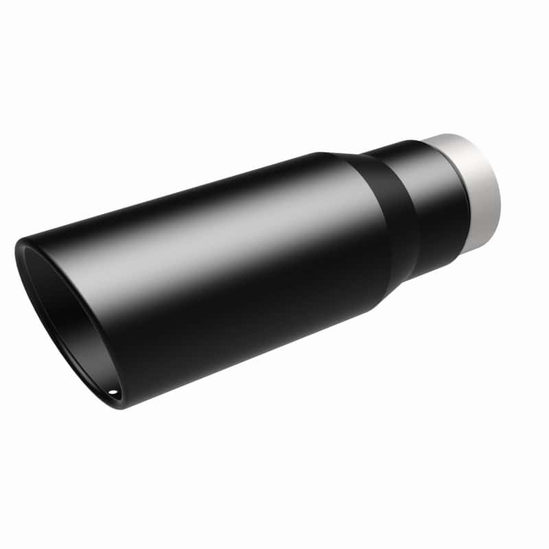 Magnaflow — MagnaFlow Tip Stainless Black Coated Single Wall Round Single Outlet 5in Dia 3.5in Inlet 14.5in L
Stainless Steel
Exhaust Tip - view 5