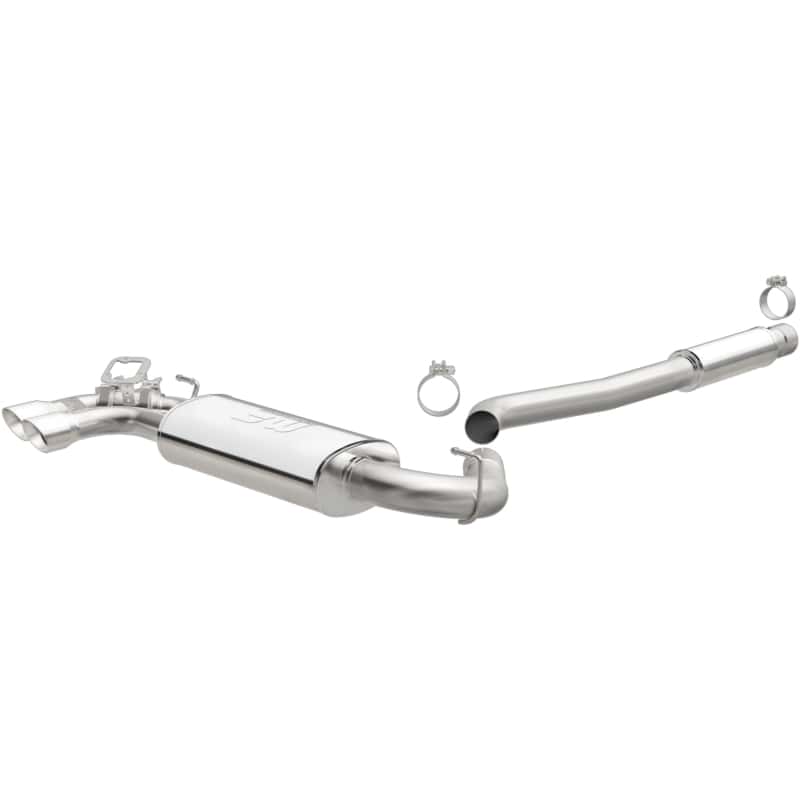 Magnaflow — MagnaFlow CB SS 2.5/3in Dual Straight DS Rear Ext 3in Tip 12-15 BMW 328i /428i 2.0L Coupe Sedan
Cat-Back - view 2