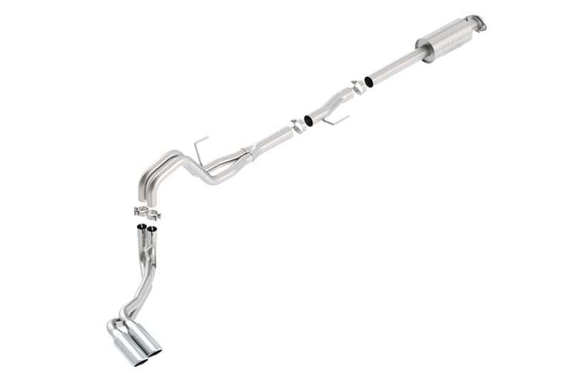 Borla — Borla 15-16 Ford F-150 3.5L EcoBoost Ext. Cab Std. Bed Catback Exhaust ATAK Truck Side Exit
Cat-Back System
ExhstSysKt - view 2