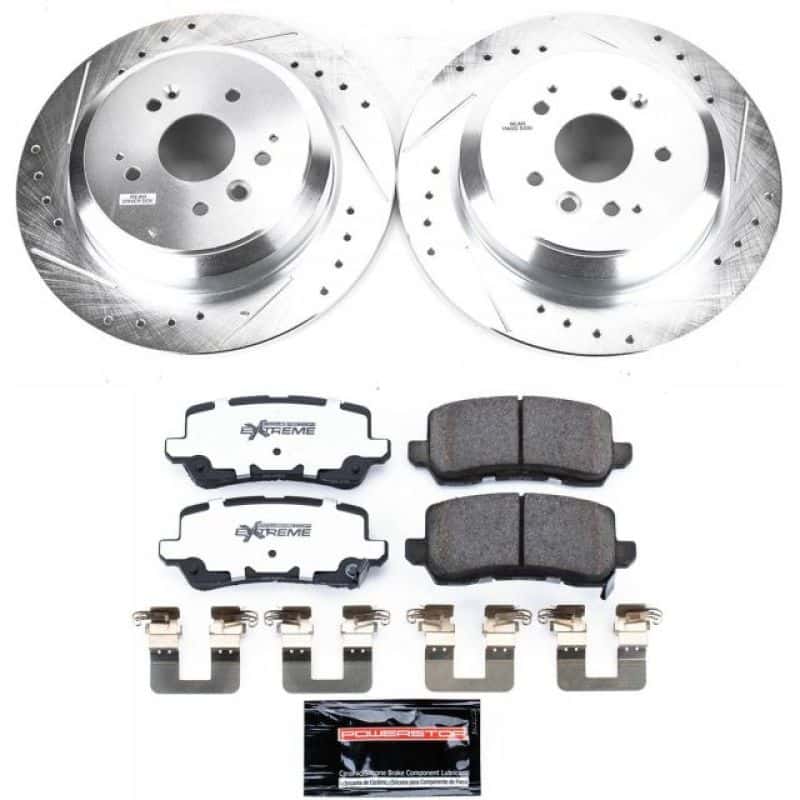 PowerStop — Power Stop 17-19 Acura MDX Rear Z26 Street Warrior Brake Kit - view 1