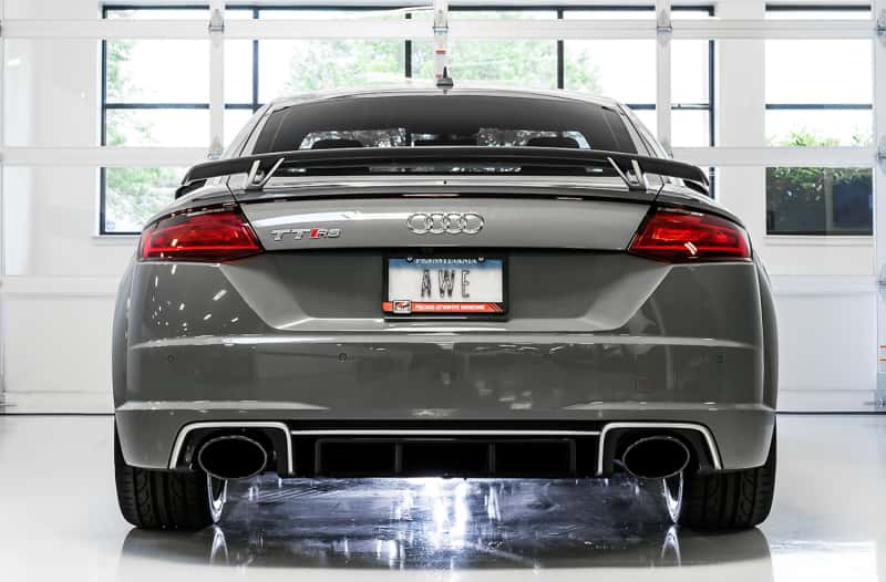 AWE Tuning — AWE Tuning 18-19 Audi TT RS 2.5L Turbo Coupe 8S/MK3 SwitchPath Exhaust w/Diamond Black RS-Style Tips
SwitchPath™ Exhaust - view 3
