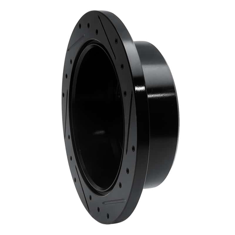 R1 Concepts — R1 04-04 Pontiac GTO Rear Left Drilled & Slotted Black Brake Rotor
R1 Brake Rotor Drill - view 4