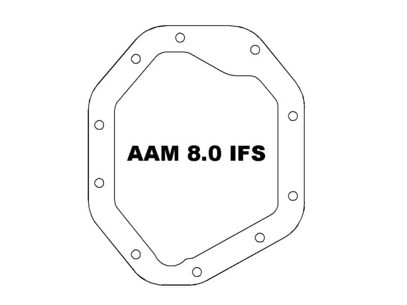 aFe — aFe 19-25 GM Trucks Front Diff Cover - Black w/ Machined Fins
Differential Cover - view 9