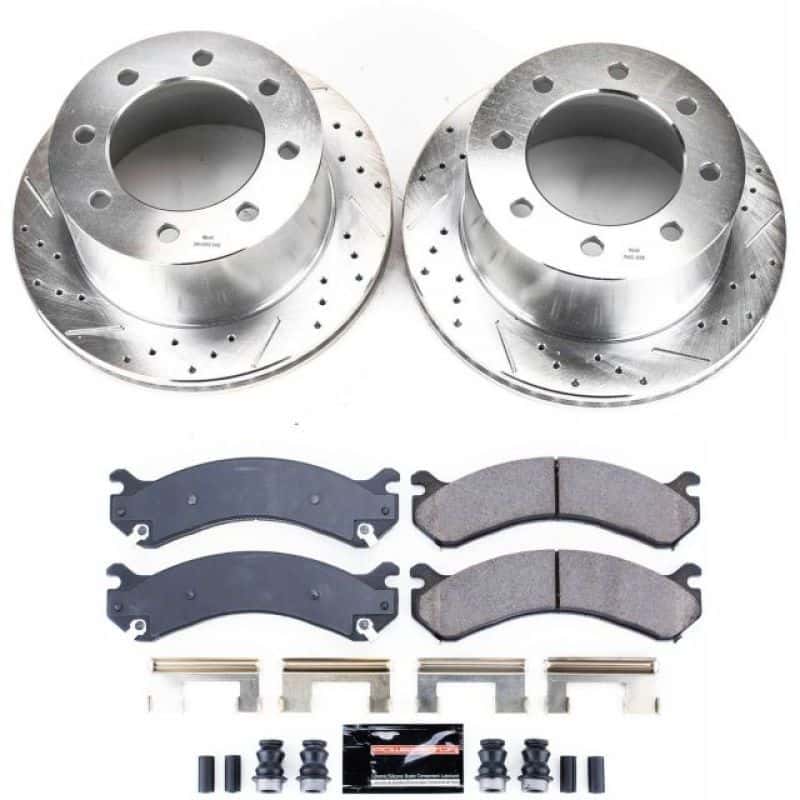 PowerStop — Power Stop 01-06 Chevrolet Silverado 3500 Rear Z23 Evolution Sport Brake Kit - view 1
