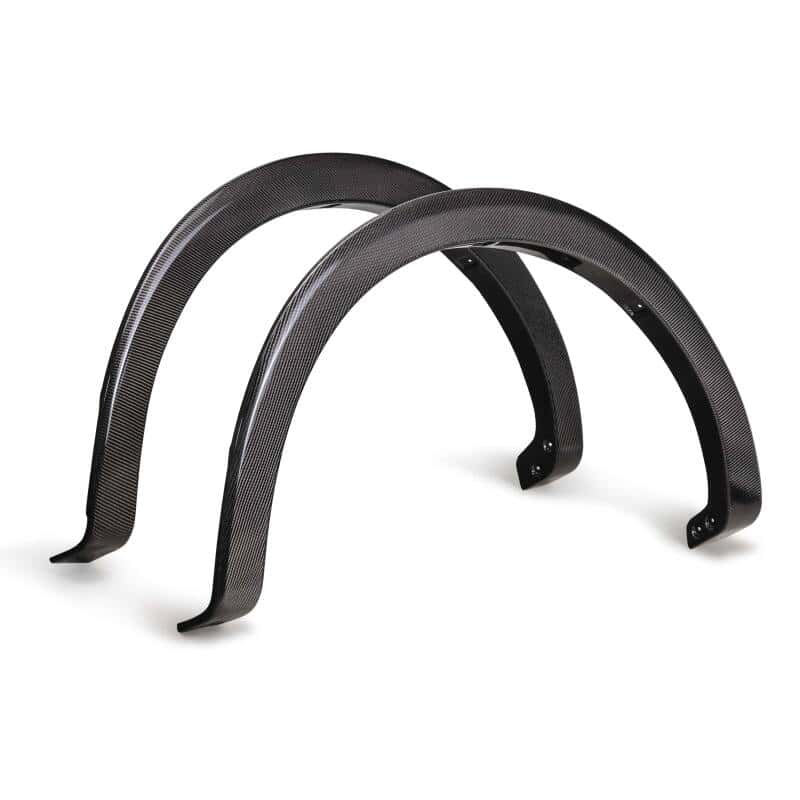 Anderson Composites — Anderson Composites 21-24 Ford F-150 (Non-Raptor) Type-AO Carbon Fiber Rear Fender Flares - view 2