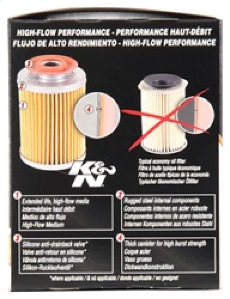 K&N Engineering — K&N Buick / Chevrolet / Oldsmobile Performance Gold Oil Filter - view 12
