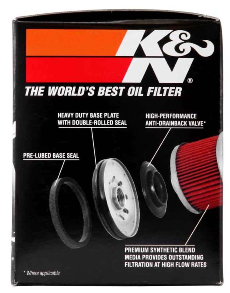 K&N Engineering — K&N Kawasaki 2.688in OD x 2.781in H Oil Filter - view 10