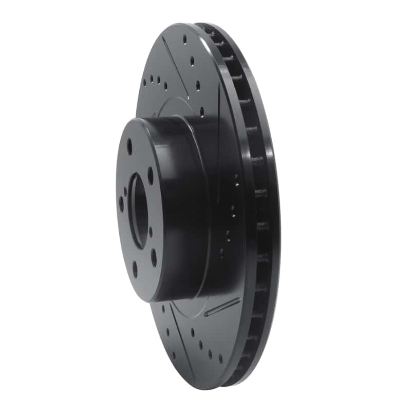 R1 Concepts — R1 90-16 Saab 9-2X Front Right Drilled & Slotted Black Brake Rotor
R1 Brake Rotor Drill - view 2