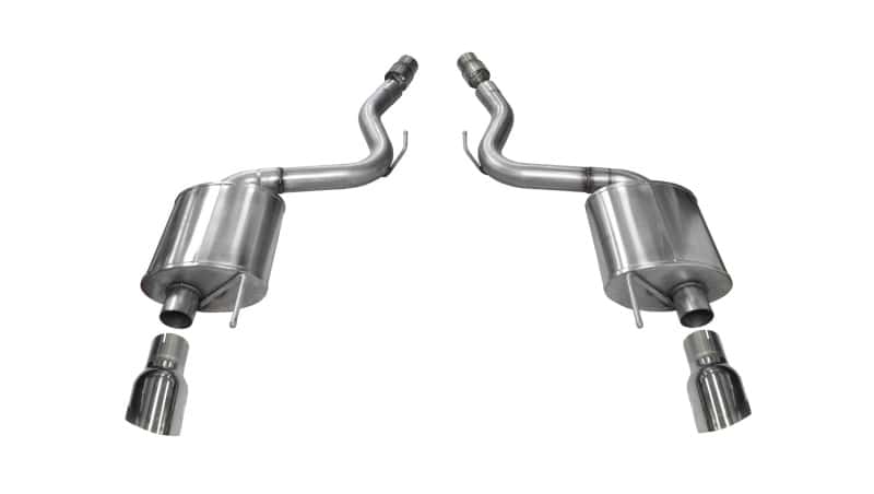 CORSA Performance — Corsa 2015-2017 Ford Mustang GT 5.0 3in Axle Back Exhaust Polish Dual Tips (Touring)
Exhaust - view 1