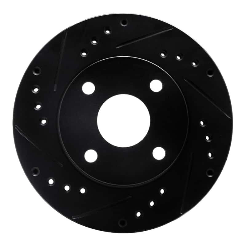 R1 Concepts — R1 90-01 Ford Escort Front Left Drilled & Slotted Black Brake Rotor
R1 Brake Rotor Drill - view 1