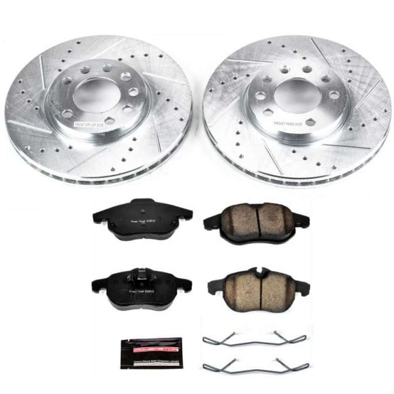 PowerStop — Power Stop 03-11 Saab 9-3 Front Z23 Evolution Sport Brake Kit - view 1
